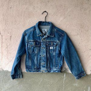 vintage kids CK jean jacket